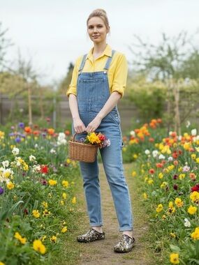 Western Chief Petal Party Waterproof Garden Clog Mule Size 9